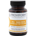 Proviform Vitamine B12 1500 mcg combi actief folaat 60 zuigtabletten