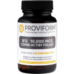 Proviform Vitamine B12 10.000 mcg combi actief folaat 60 zuigtabletten