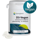 Springfield D3-Vegan vitamine D3 75 mcg 90 vcaps