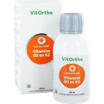 Vitortho Vitamine D3 en K2 liposomaal 100 ml