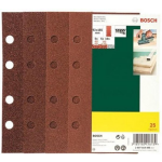 Bosch Schuurpapierset 93x185 mm K40, K60, K80, K120 (25x)