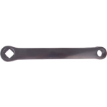 Bhogal crank spieloos staal 170 mm links - Zwart