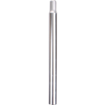 TOM zadelpen vast kaars 30,6 x 350 mm aluminium zilver - Silver