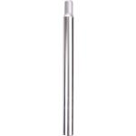 TOM zadelpen vast kaars 30,0 x 350 mm aluminium zilver - Silver