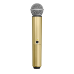 Shure BLX SM58/Beta58 gekleurde behuizing goud