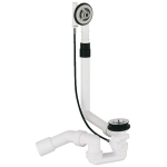 Grohe Talento badafvoer met toevoer 50 mm, 1 1/2", - Blanco