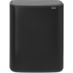 Brabantia Bo Touch Bin 2 x 30 Liter Matt Black - Zwart
