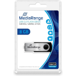 MediaRange MR908 - USB-stick - 8 GB - Zwart