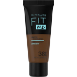 Maybelline Fit Me Matte and Poreless Foundation 380 Rich Espresso - Diep donkere huid, roze ondertoon - Negro