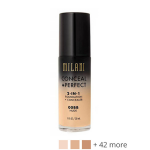 Milani Cosmetics Conceal&Perfect 2-in-1 Foundation and Concealer 01 Creamy Vanilla - Lichte huid, warm gele ondertoon.