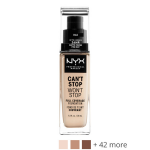 NYX Professional Makeup Can't Stop Won't Stop 24-Hour Foundation Caramel - Caramel beige with olive undertone. - Roze