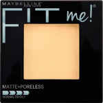 Maybelline Fit Me Matte and Poreless Powder 105 Natural Ivory - Lichte huid, neutrale ondertoon. - Silver