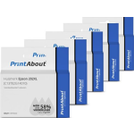 PrintAbout Huismerk Epson 202XL (C13T02G14010) Inktcartridge 5-kleuren Voordeelbundel Hoge capaciteit