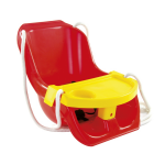 Paradiso Toys schommelzitje 2-in-1/geel - Rood