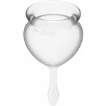 SATISFYER Menstruatie Cup Feel Good Set - Transparant 2st