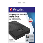 Verbatim Fingerprint Secure externe harde schijf 2 TB - Negro