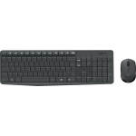 Logitech MK235 - Toetsenbord RF Draadloos QWERTZ Duits - Grijs