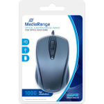 MediaRange MROS201 muis USB Type-A Optisch 1000 DPI Ambidextrous - Grijs