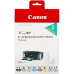 Canon CLI-42 - Inktcartridge / Zwart / Cyaan / Magenta / Foto Magenta / Foto Cyaan // Licht - Grijs