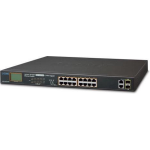 CUC Planet FGSW-1822VHP netwerk-switch Unmanaged L2 Fast Ethernet (10/100) 1U Power over Ethernet (PoE) - Zwart