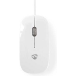 Nedis MSWD200WT Bedrade Muis 1000 Dpi 3-knops - Wit