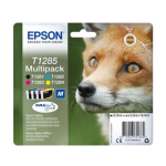 Epson T1285 3.5ml 5.9ml, Cyaan, Geel inktcartridge - Zwart
