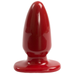 Red Grote rode butt plug - Rood