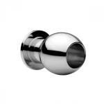 Master Series Abyss Holle Buttplug - Medium - Silver