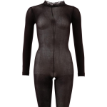 Mandy mystery Line Catsuit met Kanten Kraag