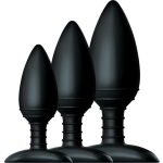 Nexus Buttplug Trio Set - 3 stuks - Zwart