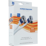 Hirschmann Fekab 5 Coax Antennekabel 5 meter - Wit
