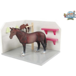 Kids Globe Stal Paardenwasbox 15 X 17,5 X 12 Cm - Roze