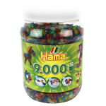 Hama Strijkkralen In Pot 9000 Stuks Glitter - Groen