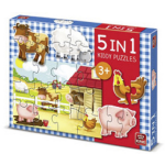 King Puzzel De Boerderij 5-in-1