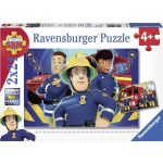 Ravensburger Puzzel Brandweerman Sam: Sam Helpt Je Uit De Brand 2x24 Puzzelstukjes