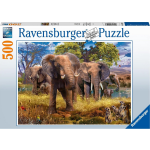 Ravensburger Puzzel Olifantenfamilie 500 Stukjes