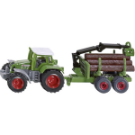 Siku Tractor Met Aanhanger - Bosaanhangwagen - Groen