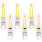 Groenovatie G9 LED Filament Lamp 3W Warm Dimbaar 6-Pack - Wit