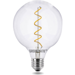 Groenovatie E27 LED Filament Globelamp 4W Spiral Extra Warm Dimbaar - Wit