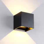 Groenovatie LED Wandlamp 7W Verstelbaar Warm Wit, - Zwart