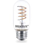 Groenovatie E27 LED Filament Buislamp 3W Spiral Extra Warm Dimbaar - Wit