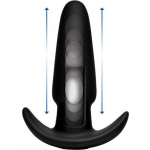 Thump It Thump-It Stotende Buttplug - Medium - Zwart