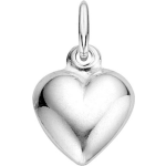 Lucardi Zilveren hanger hart bol