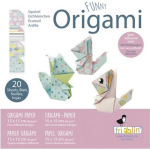 Fridolin origami Eekhoorn vouwen 15 x 15 cm 20 stuks multicolor