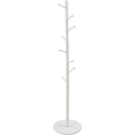 Gerimport Staandete Metalen Kapstok - 173cm hoog met 8 Haken - Garderobe organizer - Tijdloos/Modern/Trendy/Industrieel - Wit