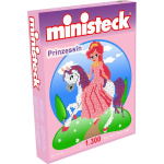 Ministeck Prinses met paard XL 1300-delig - Roze