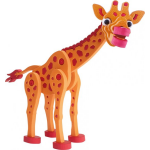 Toi-Toys 3D puzzel giraffe junior 31,5 cm foam 104-delig - Oranje