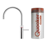 Quooker Fusion Round Chroom met COMBI+ boiler 3-in-1 kokend water kraan