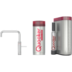 Quooker Fusion Square Chroom met PRO3 boiler en CUBE reservoir 5-in-1 kokend water kraan