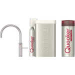 Quooker Fusion Round RVS met PRO3 boiler en CUBE reservoir 5-in-1 kokend water kraan